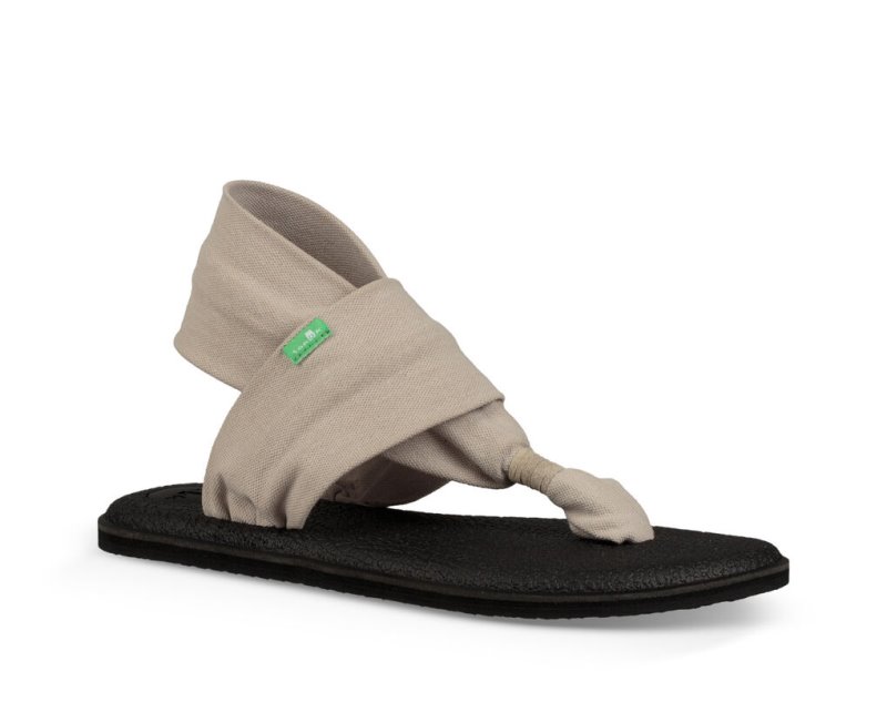 Sanuk Yoga Sling 2 - Sanuk Sandals Womens Light Khaki - Philippines RUDTAB359